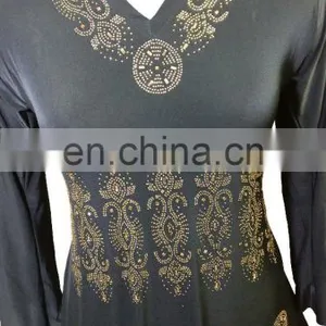 2017 Heavy Diamond Stone Work Embroidery Abaya Burqas / Latest Casual Islamic Wear Burkha (dubai Abaya) thumbnail-2