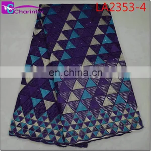 High Quality African Big Heavy Lace Fabrics LA2353 thumbnail-5