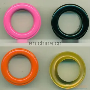 Paintig Color 15mm Brass Metal Eyelets With Washer per Set for Shoes and for Clothes thumbnail-1