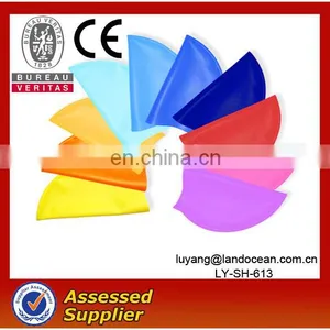 Fashionable Custom Design Silicone Swim Caps thumbnail-1