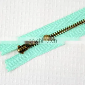 15cm Colorful Unique Bronze Zipper For Fabric thumbnail-5
