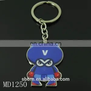 Customize Dome Epoxy Key Chain Cartoon Key Chain thumbnail-1