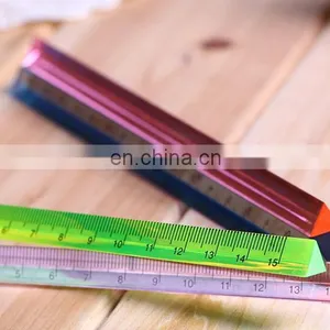 15cm Cute Color Plastic Triangle Ruler for Students thumbnail-3