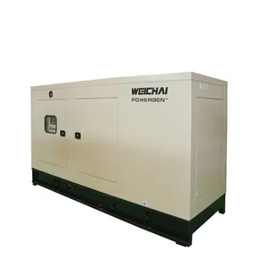 Weichai Soundproof Genset 40kw Low Rpm Diesel Generator thumbnail-3