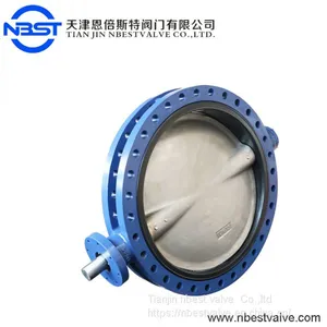 Sugar Industry Manual Operated Butterfly Valve Cast Iron UD341XP-10Q DN1000 thumbnail-2