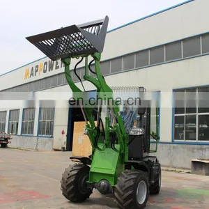 0.8ton Articulated Wheel Loader, Wheel Loader With Joystick Control, Loader With Quick Hitch thumbnail-4