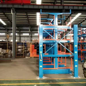 Shake the Cantilever Shelf Crane for 6 Meters to 12 Meters of Profile Steel, Channel Steel Angle Steel Round Steel Pipes thumbnail-3
