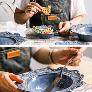Made in China New Product Stoneware Under-glazed Ceramic Breakfast Dinnerware Set thumbnail-3