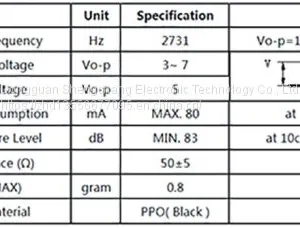 Electromagnetic Passive Buzzer Scb9630 thumbnail-4