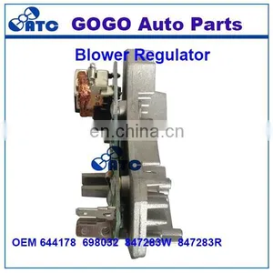 High Quality Blower Motor Resistor for Peugeot Citroen 106 405 406 OEM 644178 698032 847283W 847283R thumbnail-5