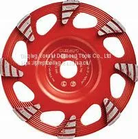 Diameter 6 Inch Diamond Grinding Cup Wheel For Concrete Terrazzo Stone thumbnail-2