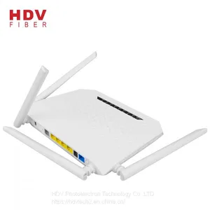Dual Band 2.4G&5G FTTH 4GE+4WIFI+1POTS+1USB 5dBi 4 Antennas AC XPON GPON ONU For ZTE Huawei thumbnail-2