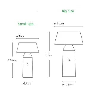 Hotel Bedside Lamp Bedroom Creative Touch Rechargeable Table Lamp thumbnail-5