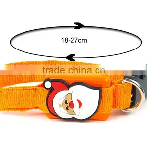 (1064) Pet Product Christmas Promotion Mix Color Build-in LED Flash Light Pet Dog Collar thumbnail-3