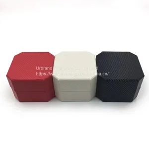 Black High-grade PU Leather Gift Box Creative Personality Watch Display Flip Box thumbnail-5