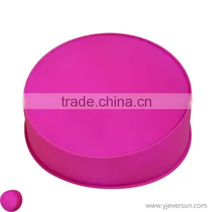 2015 Best Seller Round Non Stick Silicone Cake Pan Baking Tray Birthday Bakeware Kitchen Mould thumbnail-1