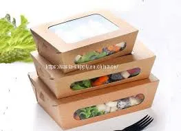 Disposable Food Packaging Salad Containers Custom Printed Containers Paper Food Storage Containers thumbnail-1