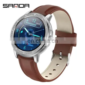 Sanda CF19 Trendy Design Intelligent Men Wrist Watches Waterproof Alarm Luminous Sport Android Smart Watch thumbnail-1