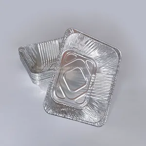 5400ml Deepened Tin Foil Soup Pan Turkey Tray With Lid thumbnail-4
