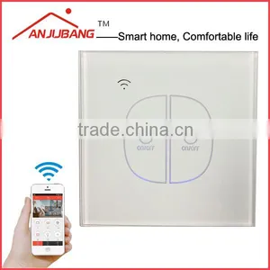 Smart Home Device, Home Automation System, Tempered Glass Live and Neutral Wiring WiFi Light Switch thumbnail-3