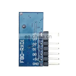 433RF Receiving Module 4-channel High-level Signal Learning Decoding Receiving Circuit Board thumbnail-2
