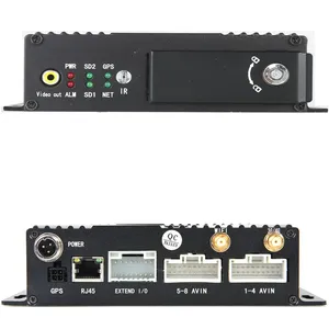 4G GPS WIFI 8 Channel Mobile DVR 1080P Full SD Car Video Cameras Recorder thumbnail-1