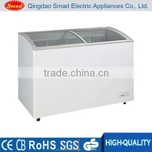 138L Supermarket Chest Freezer With Sliding Curved Glass Door thumbnail-4