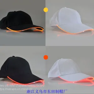 Customized Glow Custom Baseball Cap Hat Cap Wool Hat Manufacturer Logo Printing Embroidery Sun Hat thumbnail-1