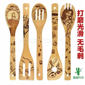 Bamboo Utensil Set,bamboo Feeding Tongs,bamboo Wooden Cooking Tools thumbnail-4