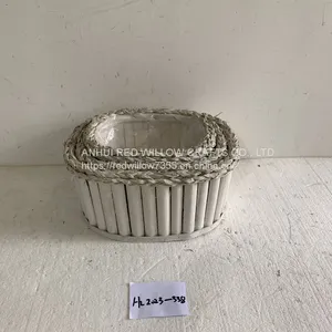New Garden Willow Basket Garden Flower Basket Supply Various Sizes thumbnail-1
