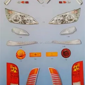 Bus Coach Left Right Combination Tail Light 4133-00022 4133-00006 For Kinglong Golden Dragon Higer Zhongtong thumbnail-6