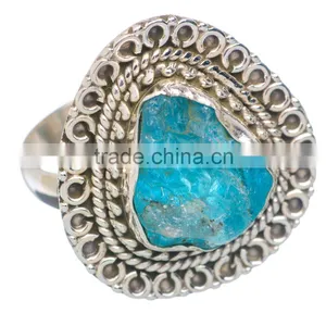 ROUGH DRUZY RING ,WHOLESALE SILVER JEWELRY,SILVER EXPORTER,SILVER JEWELRY FROM INDIA thumbnail-1