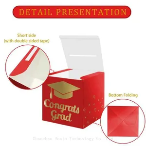 Factory Direct Graduation Card Box Sets - With Signature Board Graduation Card Box, Event Rental Kits thumbnail-2