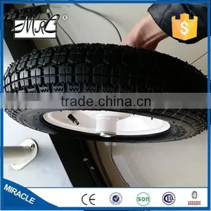 Wholesale Colorful Wheelbarrow pu Foam Wheel 3.50-8 Tubeless Wheel thumbnail-3