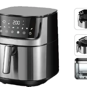 Home Portable Visual Multifunctional Fully Automatic Smoke Free Intelligent Electric Fryer（Wechat:13510231336） thumbnail-1