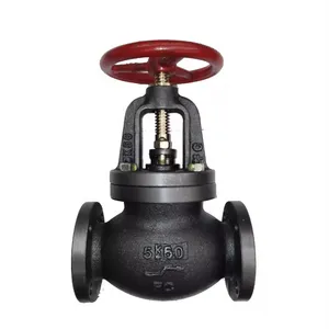 JIS 5K 10K 16K Cast Iron Flange Stop Globe Valve Marine Industrial Globe Valve Manufacturer thumbnail-2