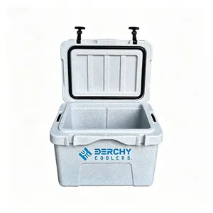 25L/26qt Rotomolded Insulated Ice Chest Durable Cooler Box for Camping and Fishing thumbnail-3