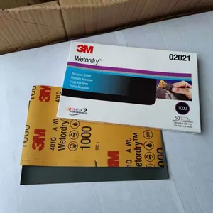 3M Wetordry Abrasive Sheet 401Q P1500/P2000 5 1/2 in X 9 Silicon Carbide Waterproof Medium Hardness Car Sanding thumbnail-3