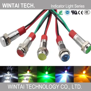 Wintai-Tech 22mm Waterproof Indicator Light With Metal Housing and LED Bulb thumbnail-2