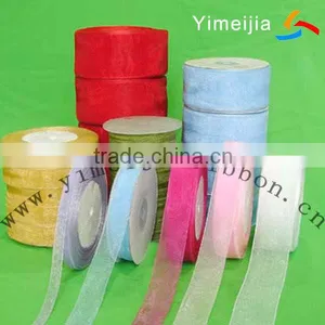 Wholesale Different Colors of Corsage Organza Ribbon thumbnail-1