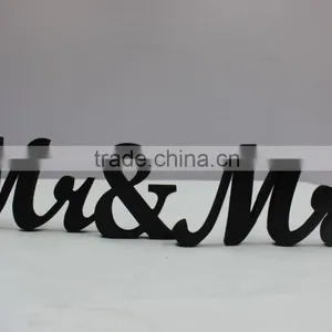 Home Family Wooden Letters Mr&mrs Decoration thumbnail-2