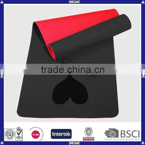 8mm Light Weight Black Non-Slip Yoga Mat thumbnail-1