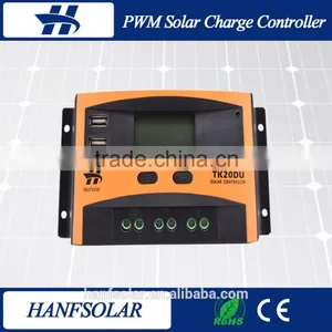 20A 12/24V Home System PWM Solar Panel Charge Controller thumbnail-1