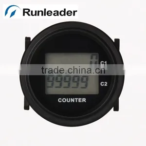 Digital Round DC 8-48V Counter and Counter for Marine Forklift Truck Tractor Cleaning Van Vehicle Golf Cart RL-HM005F thumbnail-2
