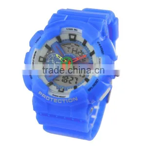 LP1369 Cheapest Digital With 3 Hands Movement pu Bracelet Male Watch thumbnail-3