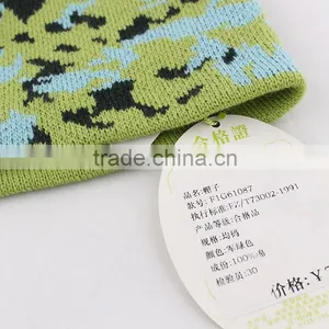 Wholesale Keep Warm Cashmere Wool Knitted Hat for 2-15years Old Children thumbnail-5