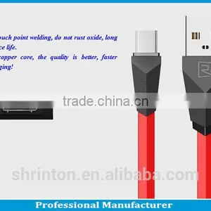 Original Remax TPE Copper Alien Cable for Iphone 5 and Micro thumbnail-1