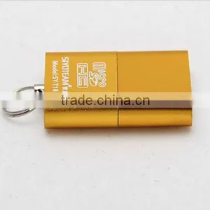 High Speed Mini Smart USB 2.0 Card Reader SD TF T-Flash Memory Card Reader Adapter thumbnail-5