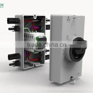 DC Isolator Switch Enclosure IP66 PV Solar 1500V 58A With MC4 Connector thumbnail-2