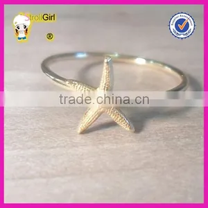 Wholesale Fashion Jewelry Starfish Ring 2 Gram Gold Ring thumbnail-3